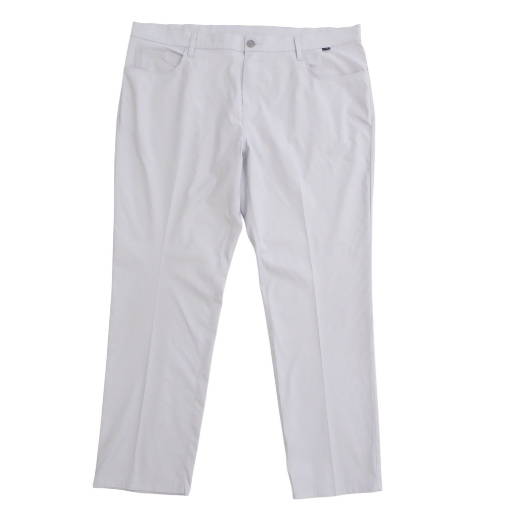 Travis Mathew Mens Open To Close Golf Pants Light Gray Polyester Size 42 x 29.5"